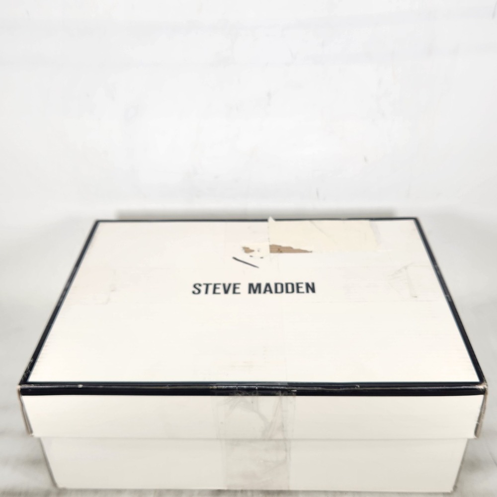 Steve Madden Teacup Pump Women Size 12 Ivory Satin Bow Stiletto Heel Pointed Toe - Picture 7 of 8